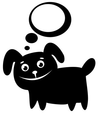 Happy dog clipart