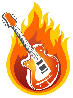 gitar ve ateş