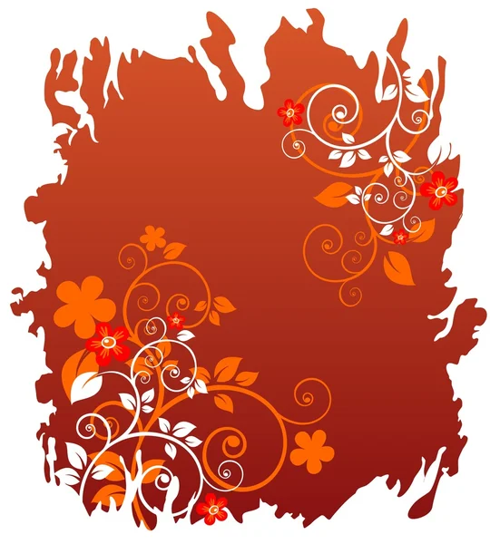 Grunge floral pattern — Stock Photo, Image