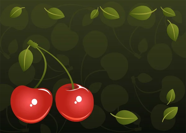 Cherry bakgrund — Stockfoto