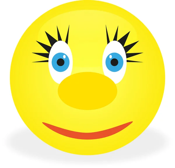 Cheerful smiley — Stock Vector