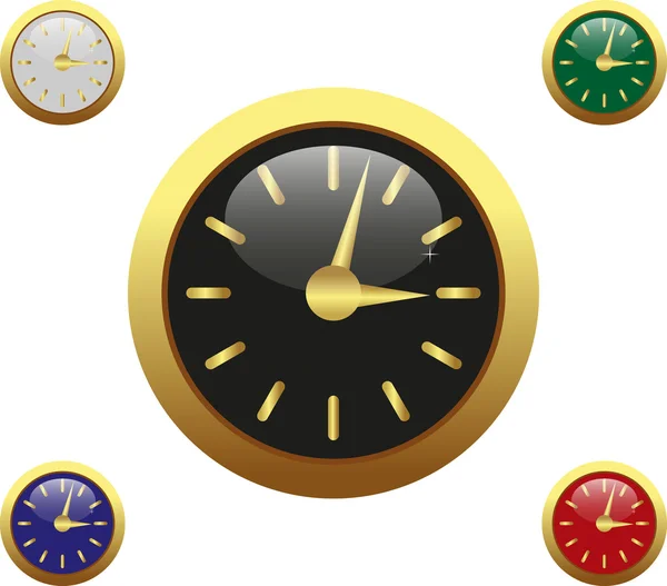 Réglage Horloge — Image vectorielle