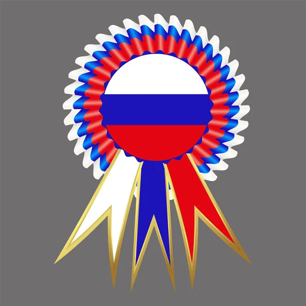 Satén cena medaile, Rusko"" — Stockový vektor