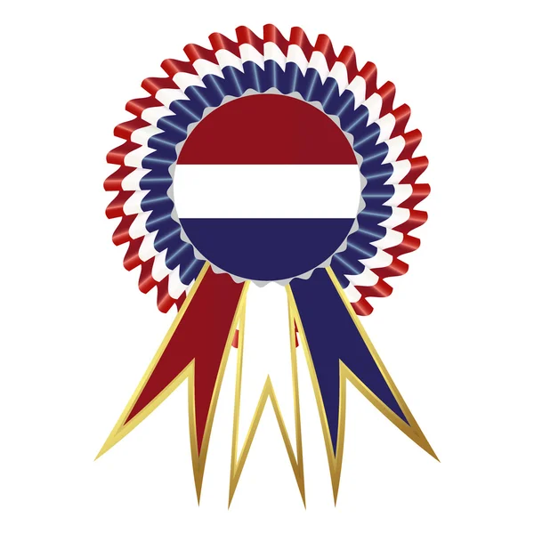 Satin pris medalj, "Nederländerna" — Stock vektor