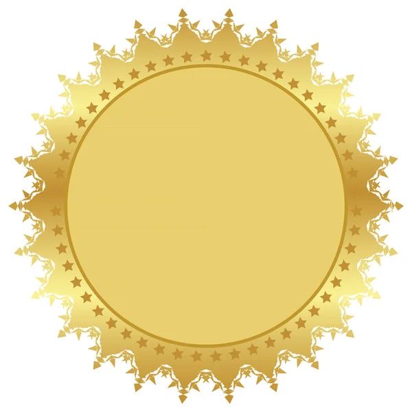 Medalie de aur — Vector de stoc