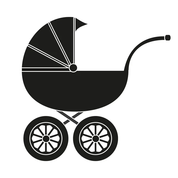 Carro de bebé — Archivo Imágenes Vectoriales