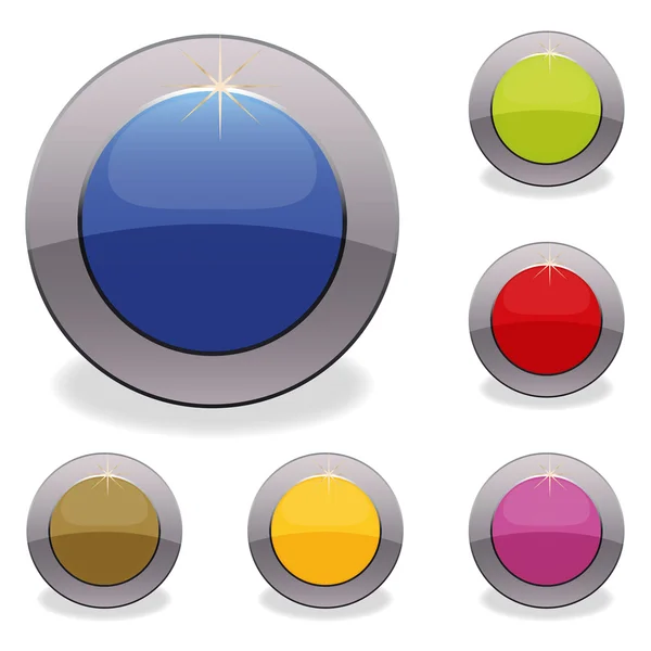 Ensemble de boutons — Image vectorielle