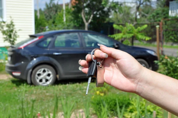 Nycklarna till en bil — Stockfoto