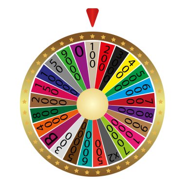 Wheel of fortune clipart