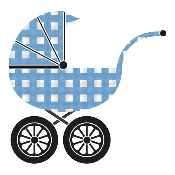 stock vector Baby stroller