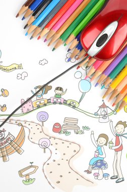 Children's drawing clipart