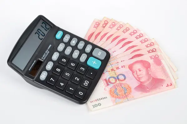 Китайська валюта — стокове фото
