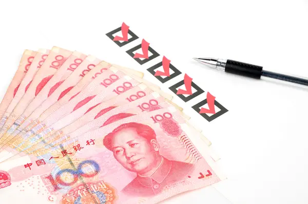 Valuta cinese — Foto Stock