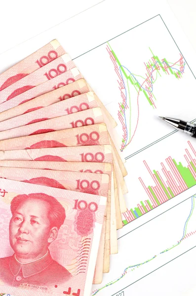 Китайская валюта — стоковое фото