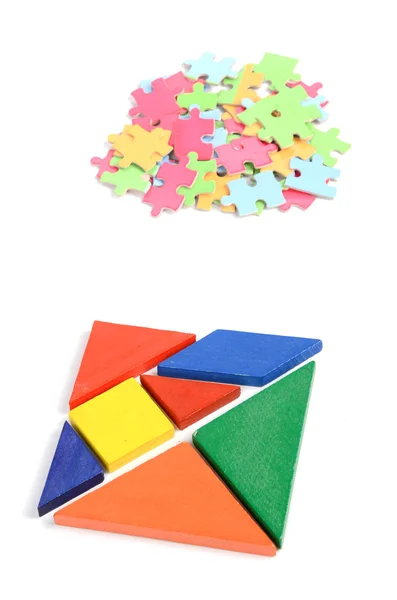 stock image Chinese tangram and puzzle