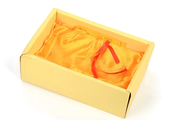 黄色のボックス — ストック写真