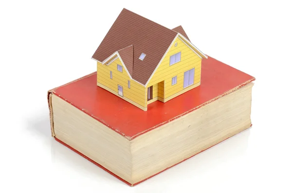 stock image Model house and dictionary