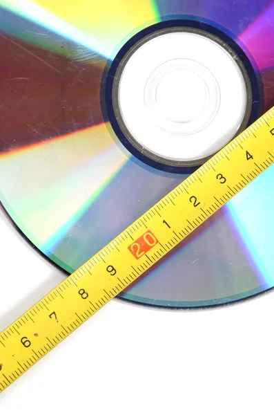 DVD e nastro d'acciaio — Foto Stock