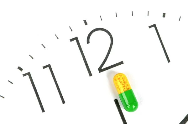 Take medicine on time — Stock Photo, Image