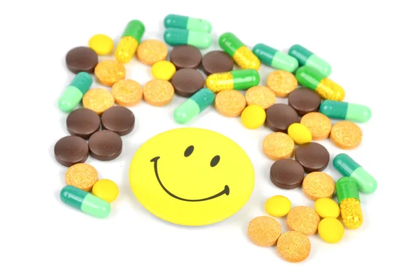 Medizin und Lächeln — Stockfoto
