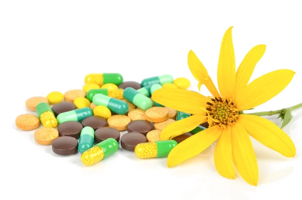 Topinambur kwiat i medycyna — Zdjęcie stockowe