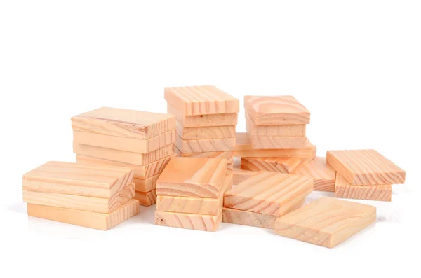 Tijolos de madeira — Fotografia de Stock