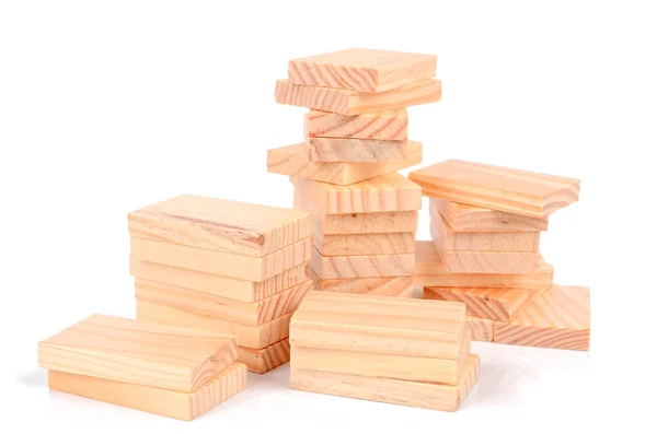 Wood bricks — Stock Photo, Image