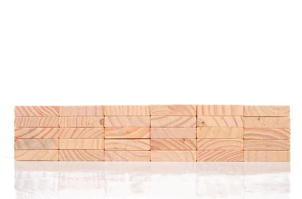 Dřevěných briket — Stock fotografie
