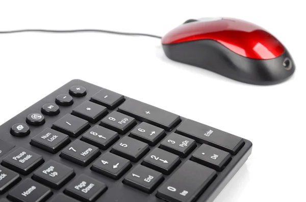 Počítačová myš a klávesnice — Stock fotografie