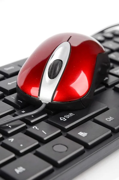 Mouse e tastiera del computer — Foto Stock