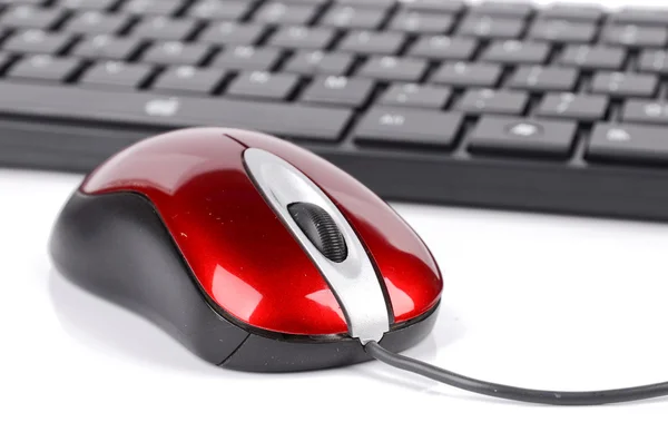 コンピューターのマウスとキーボード — ストック写真