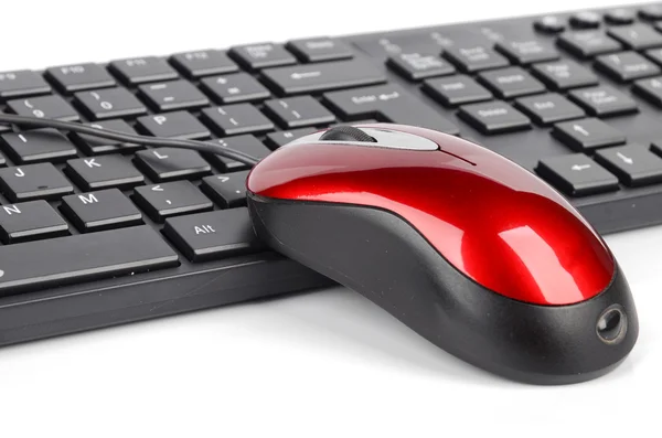 Mouse e tastiera del computer — Foto Stock
