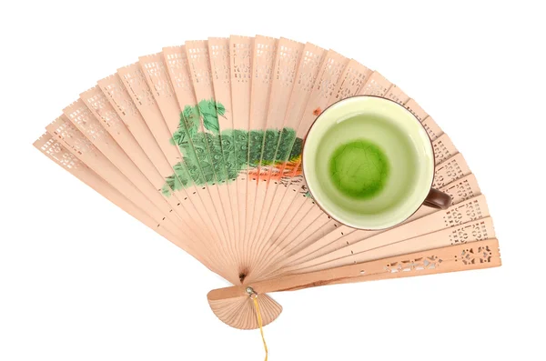 Chinese thee en ventilator — Stockfoto