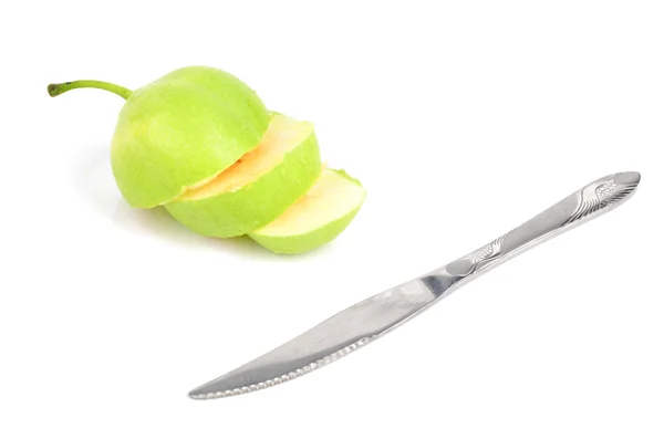 Pear dan tableware — Stok Foto