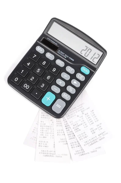 Account and calculator — Stock Photo, Image