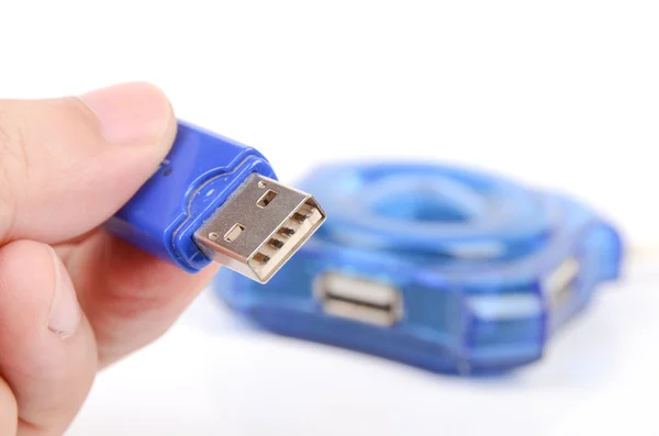 USB hub — Zdjęcie stockowe