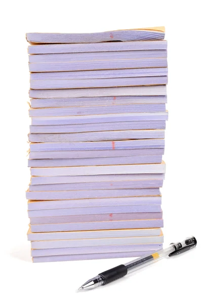 Documentos e caneta — Fotografia de Stock