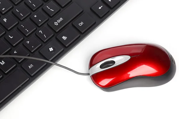 コンピューターのマウスとキーボード — ストック写真