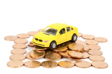 oyuncak araba ve para