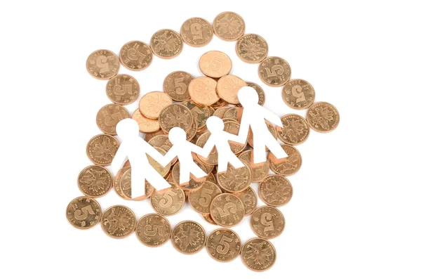 Família financeira — Fotografia de Stock