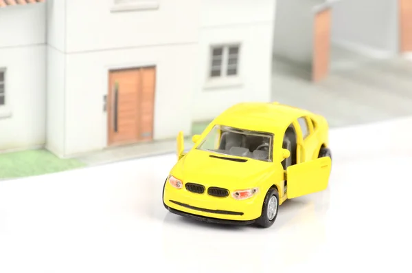 Model house and car — Stock Photo, Image