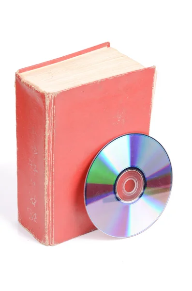 DVD en boek — Stockfoto