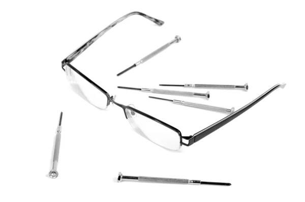 Repairing glasses — Stock Photo, Image