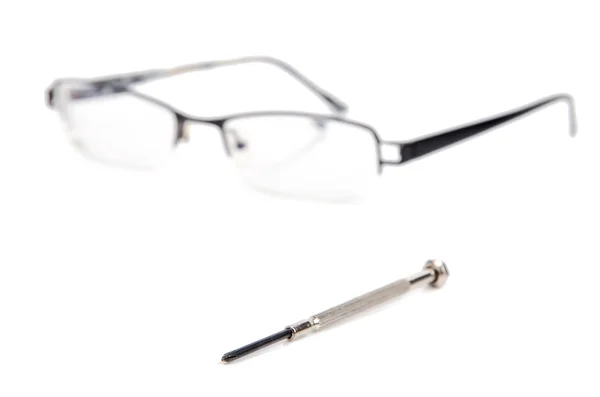 Szemüveg javítása — Stock Fotó