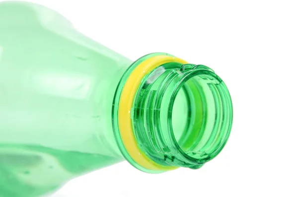 Plast flaska på vit bakgrund — Stockfoto