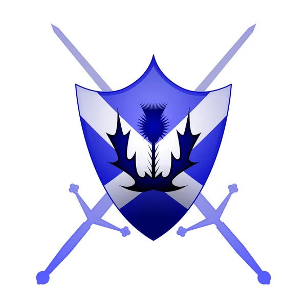 Symbole héraldique écossais — Image vectorielle