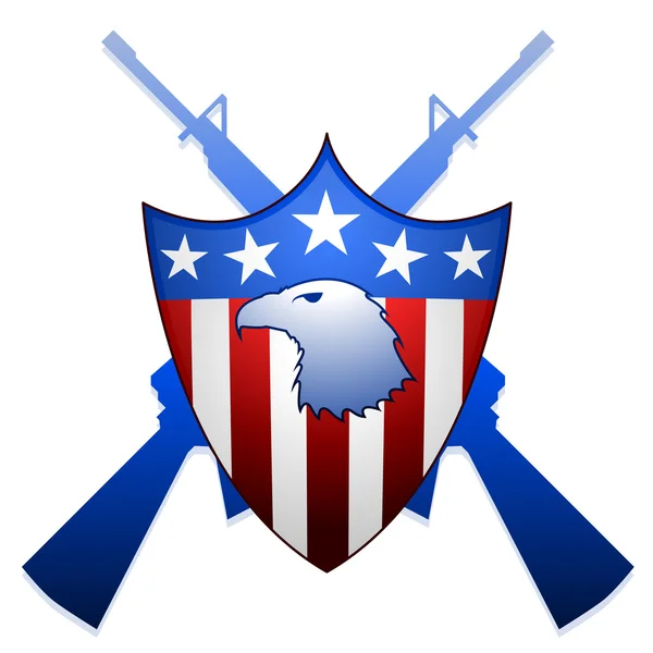 Escudo de Estados Unidos — Archivo Imágenes Vectoriales