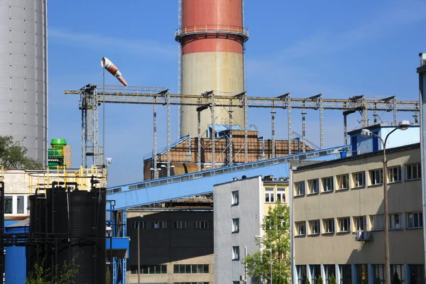 Power station, powerhouse, generating station, — Stock Photo, Image