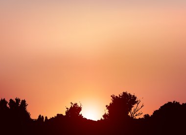 Sunrise Landscape clipart