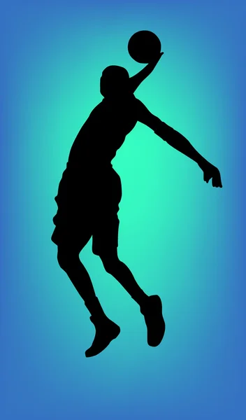 Jugar al baloncesto Ilustraciones de stock libres de derechos
